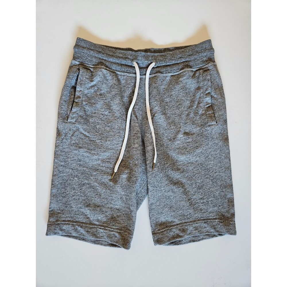 H&M Mens Gray Drawstring Sweat Shorts Size M Athletic Gym Lounge 2 Pocket